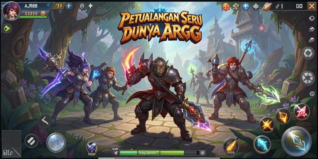 Tangkapan layar dari gameplay menegangkan AJR88.