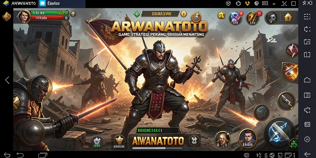 Tampilan menarik dari ARWANATOTO dengan aksi pertempuran seru.