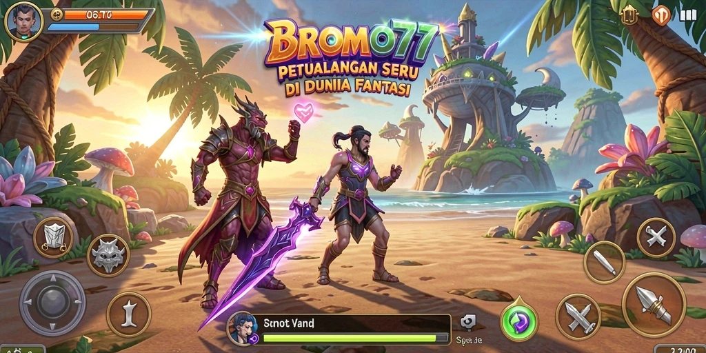 Tampilan gameplay BROMO77 yang memukau dan menantang.