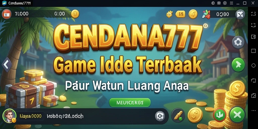 Tampilan gameplay CENDANA777 dengan mekanisme Idle yang menarik.