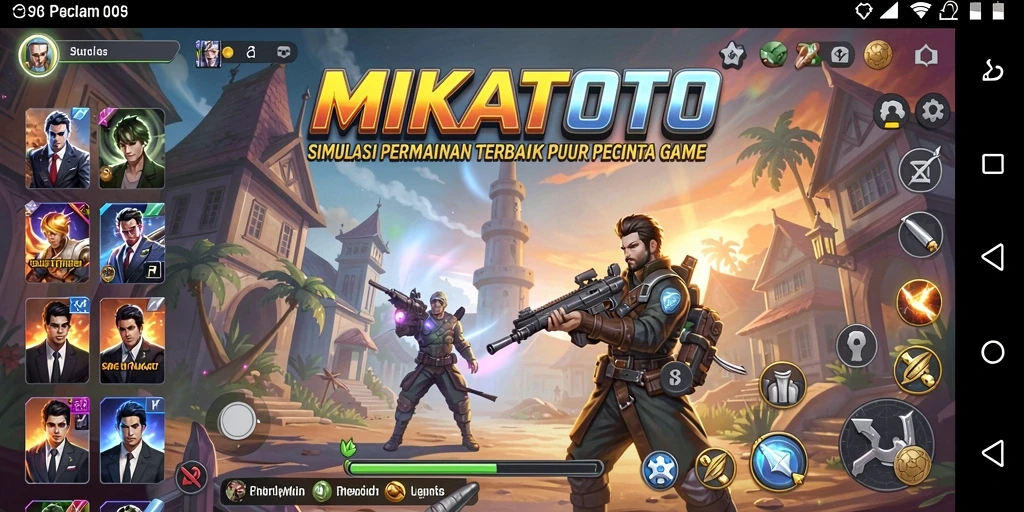 Screenshot gameplay MIKATOTO yang menunjukkan aktivitas simulasi yang menarik.