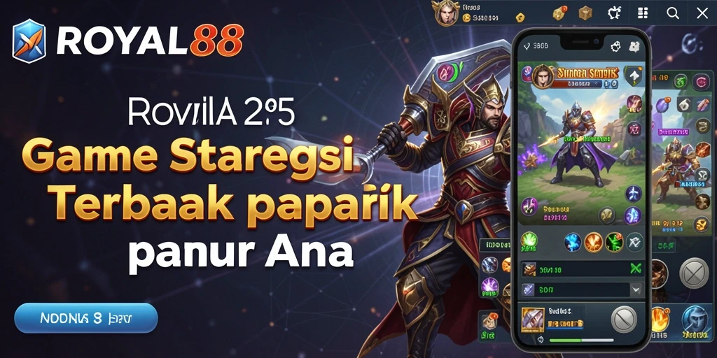 Tampilan gameplay yang mendebarkan dalam ROYAL88, penuh strategi dan aksi.